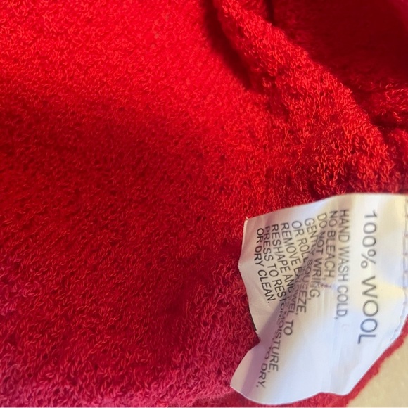 Eileen Fisher Wool Tank Top Red Size S - Picture 6 of 6